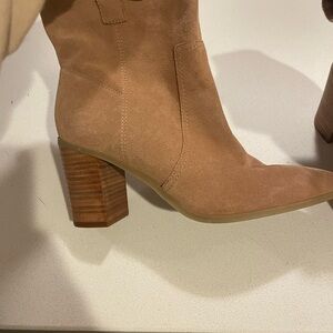 NWT suede booties